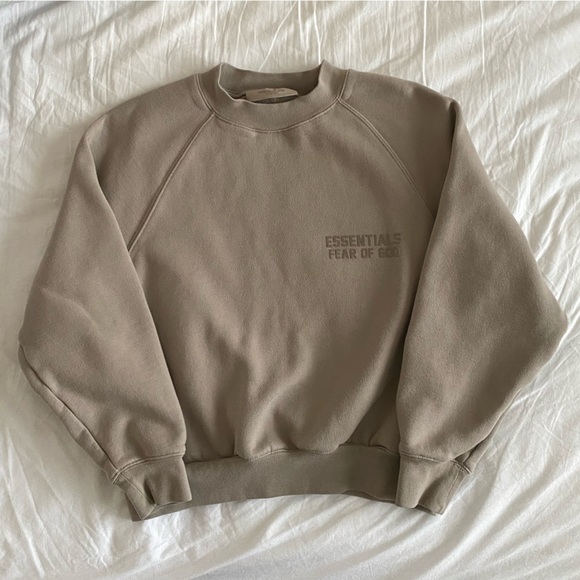 Essentials Gray Crewneck Sweatshirt - Picture 3 of 6